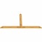 Ekena Millwork Portland Rough Sawn Timber Gable Bracket, Western Red Cedar, 108"W x 54"H x 2"D x 6"F, 12/12 Pitch GBW108X54X0206POR00RWR - alternate 3